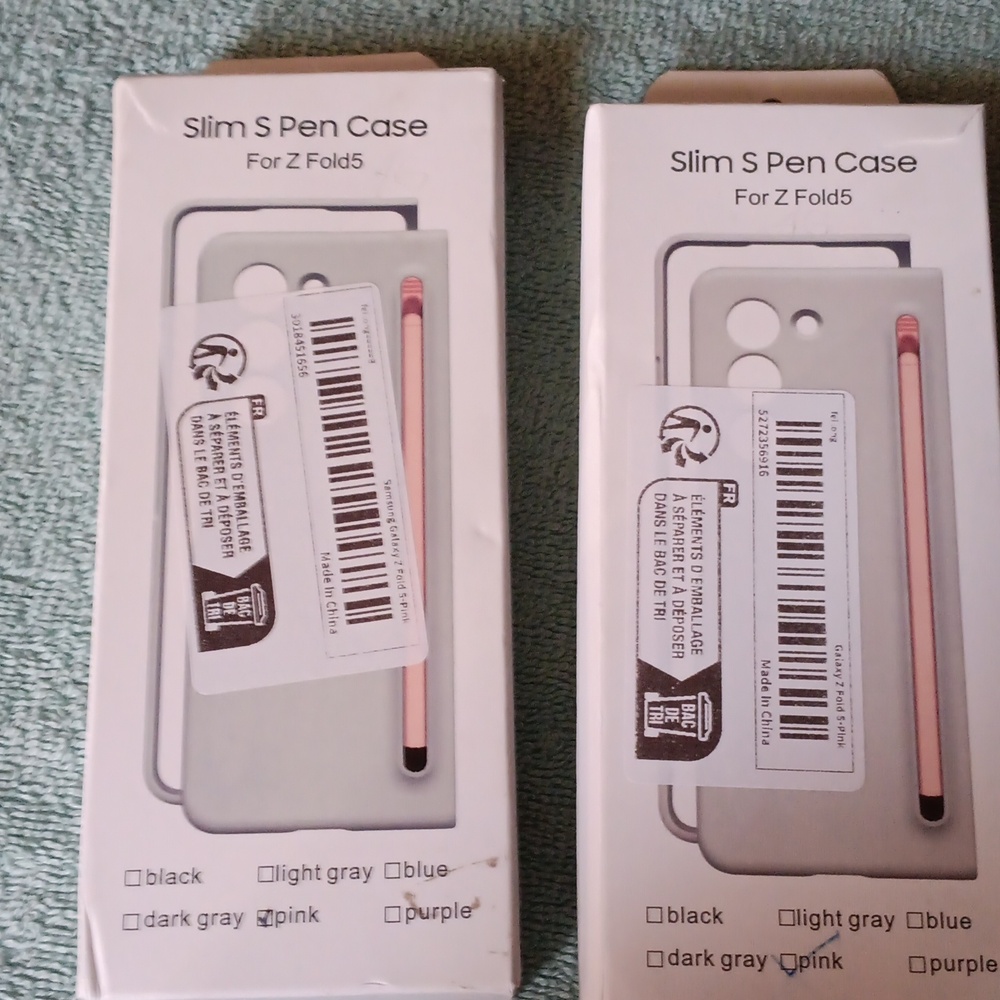 Z fold phone case w/pen